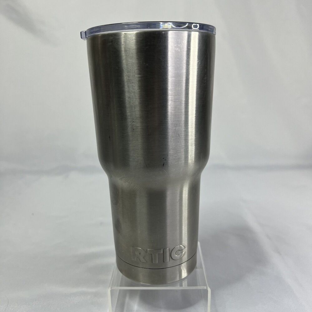 RTIC Tumbler Hot Cold Double Wall Vacuum Insulated 30oz Stainless Steel